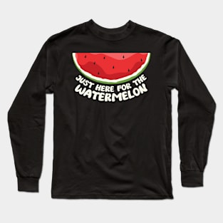 watermelon watermelon lover fruit summer fruit lover melon funny cute watermelons summer fruit watermelon day Long Sleeve T-Shirt